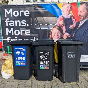 Köln Heumarkt Wertstoffinseln EM2024