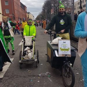 Lastenräder als Bagagewagen